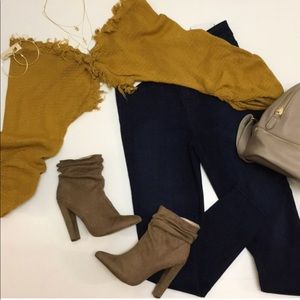 PrettyLittleThing Skirts - Mustard two piece crop sweater and skirt set PrettyLittleThing Skirts - Mustard two piece crop sweater and skirt set